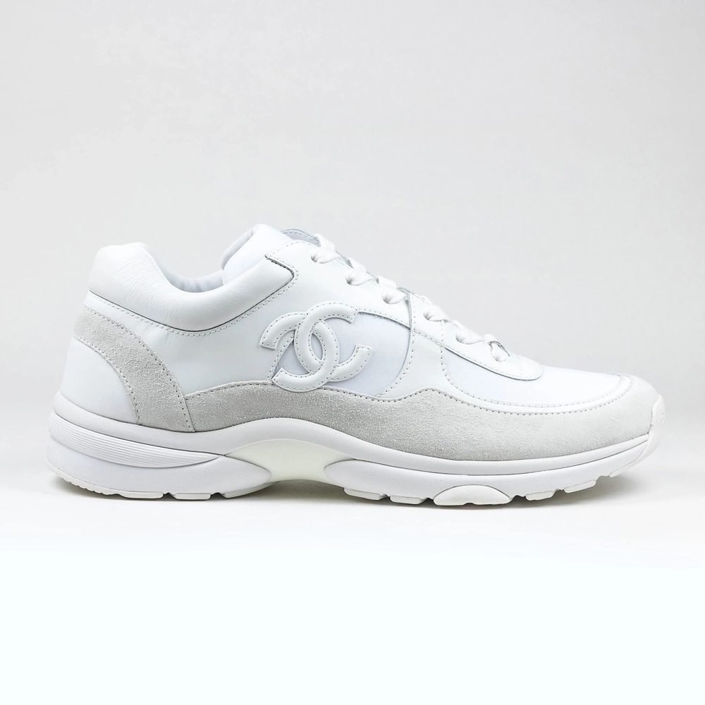 Chanel white sneakers